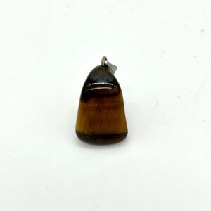 Tiger's Eye Pendant Natural Stone‎ Healing Crystal Polished Gemstone Charm
